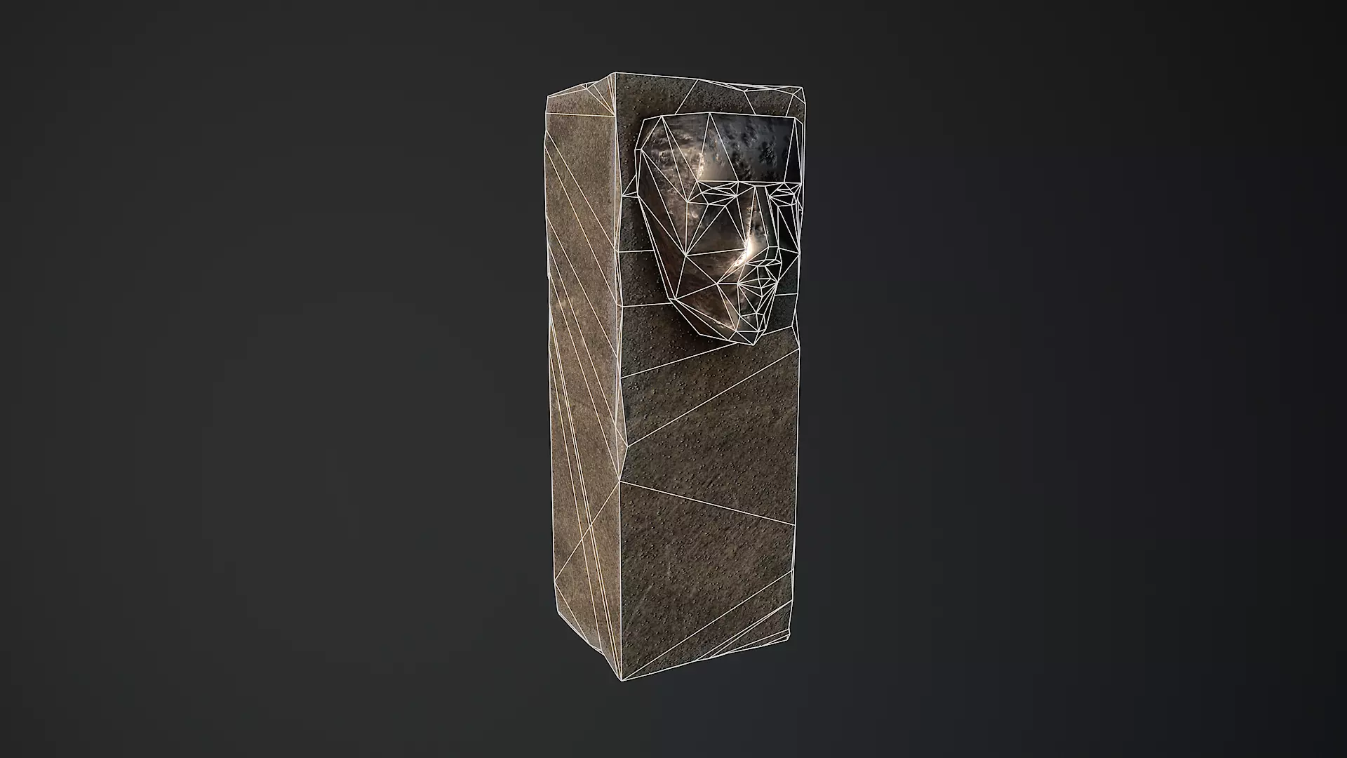 Low-Poly Horror Living Room Pack Low-poly 3D model_51