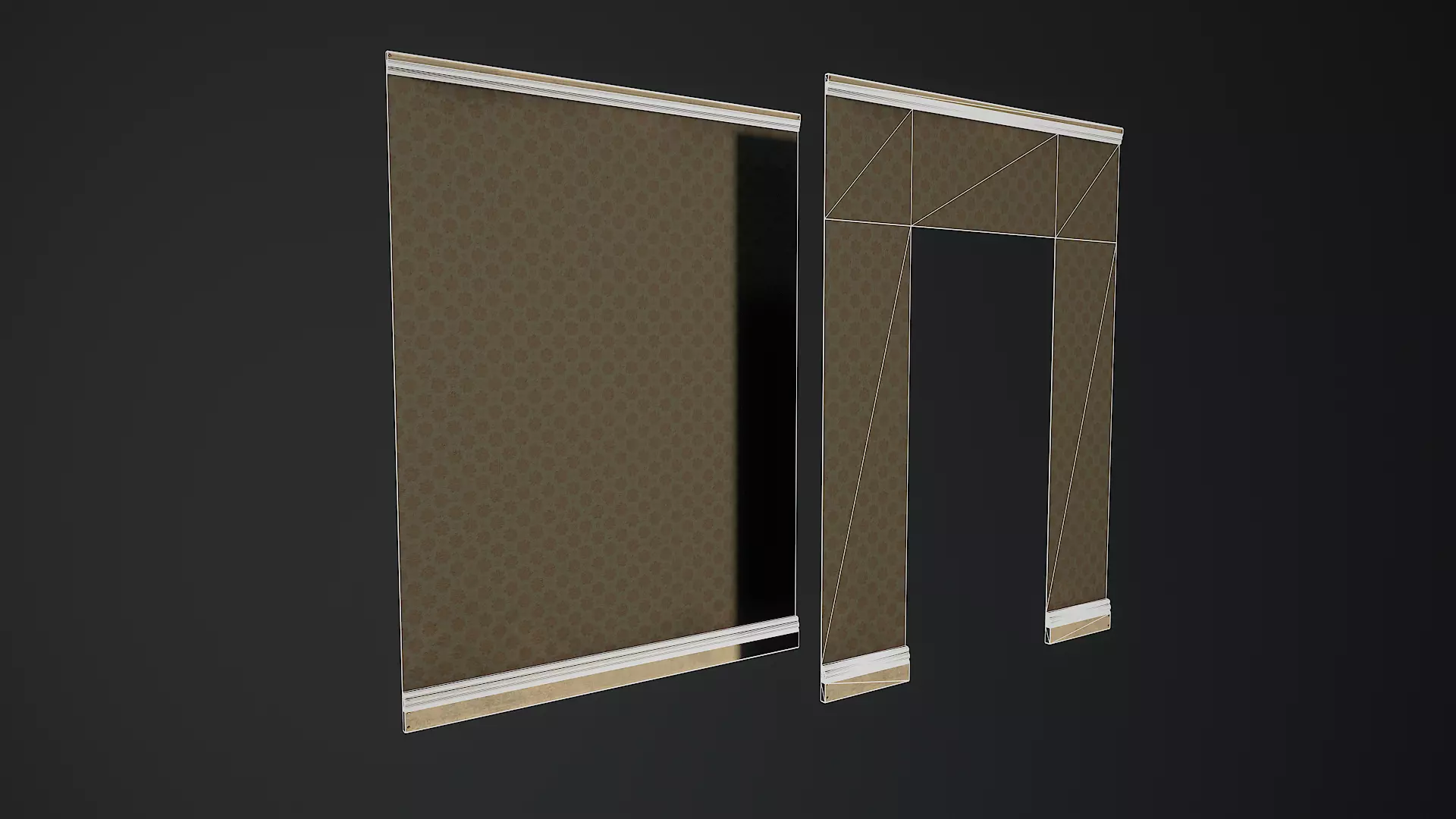 Low-Poly Horror Living Room Pack Low-poly 3D model_67