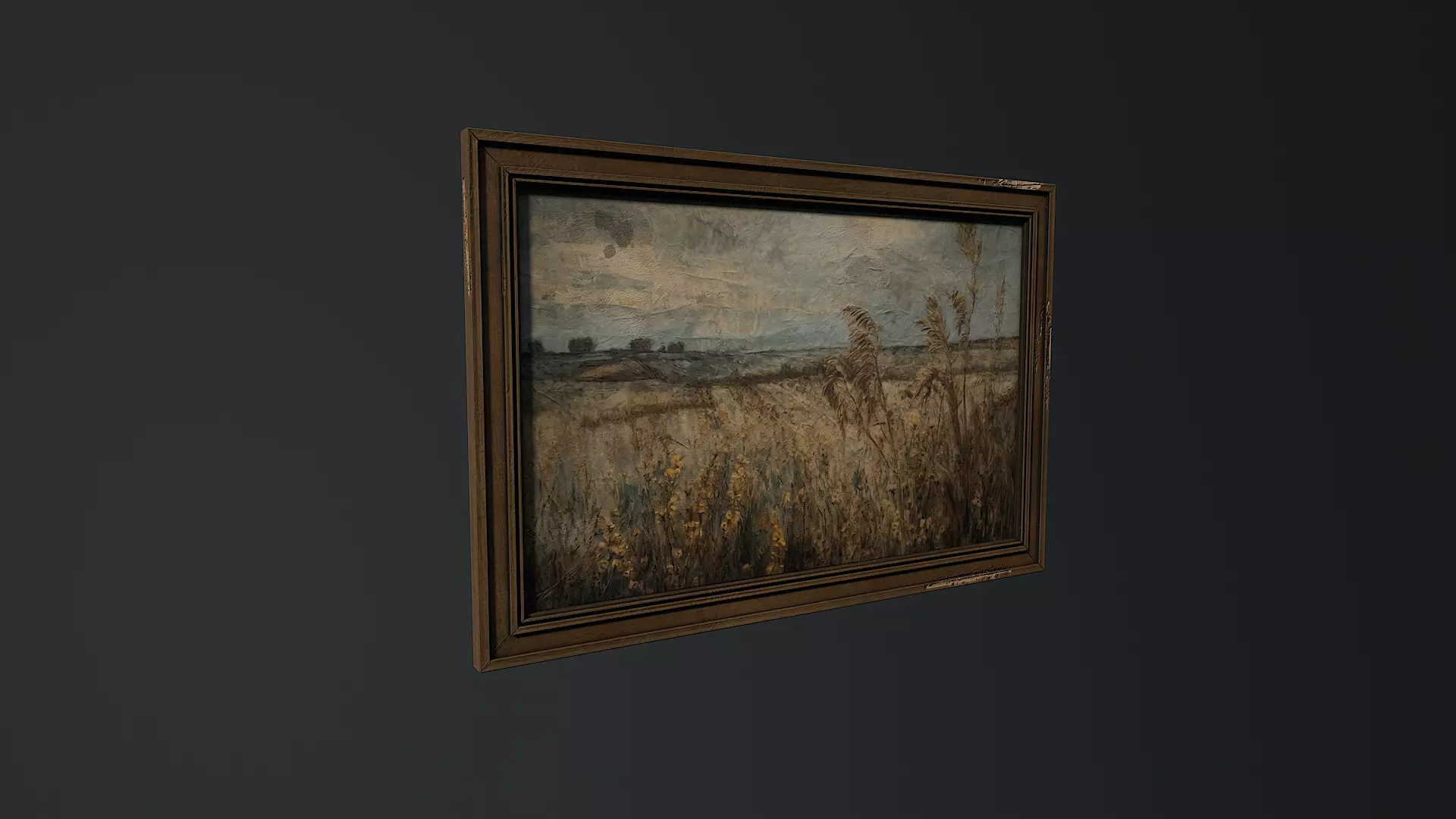 Low-Poly Horror Living Room Pack Low-poly 3D model_36