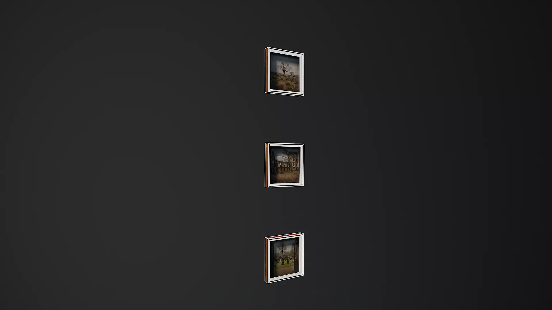 Low-Poly Horror Living Room Pack Low-poly 3D model_3