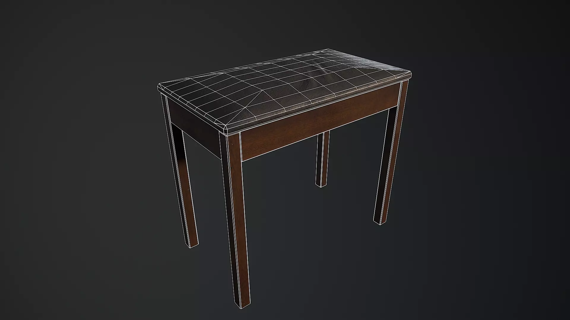 Low-Poly Horror Living Room Pack Low-poly 3D model_43