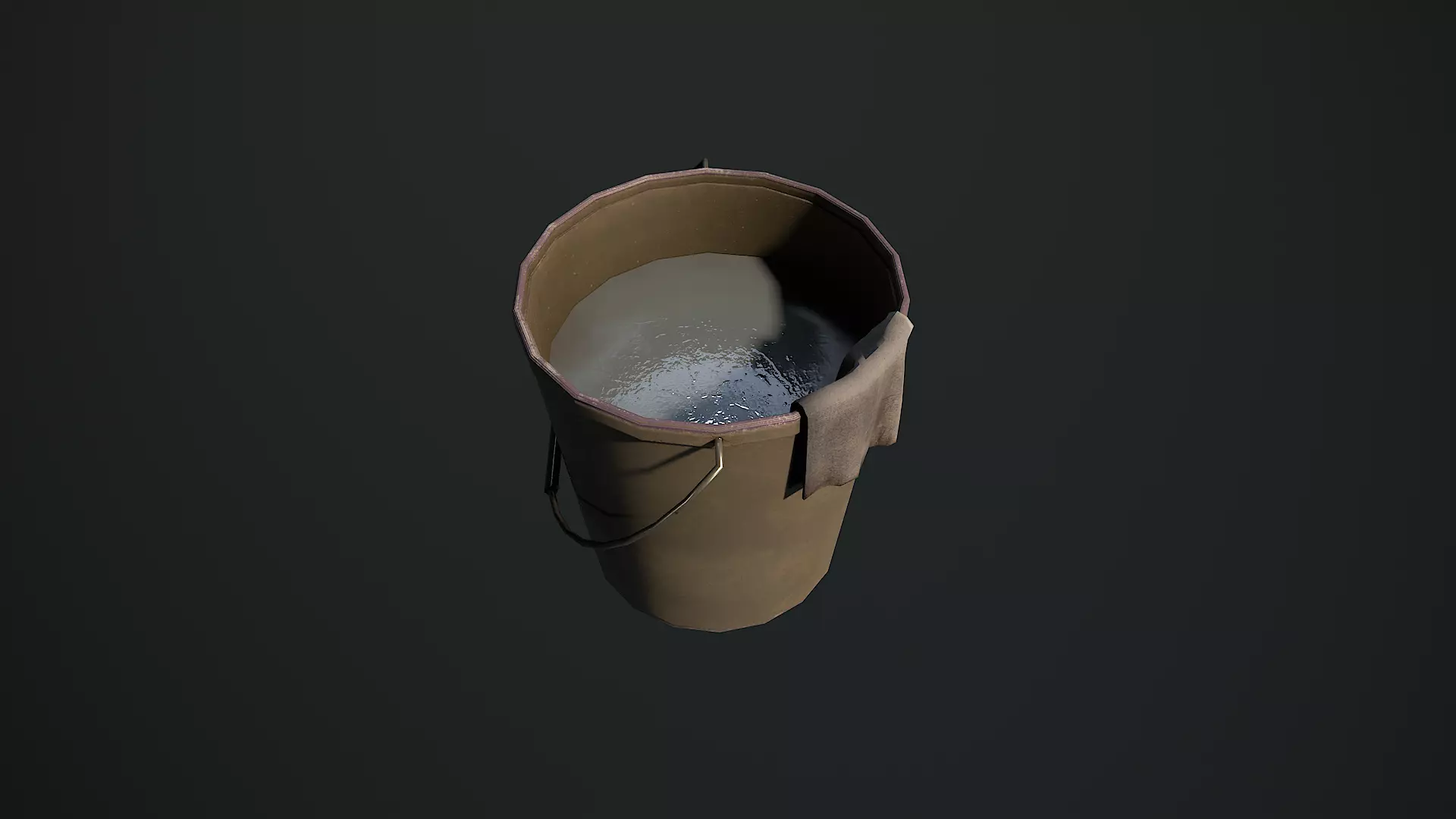 Low-Poly Horror Living Room Pack Low-poly 3D model_6