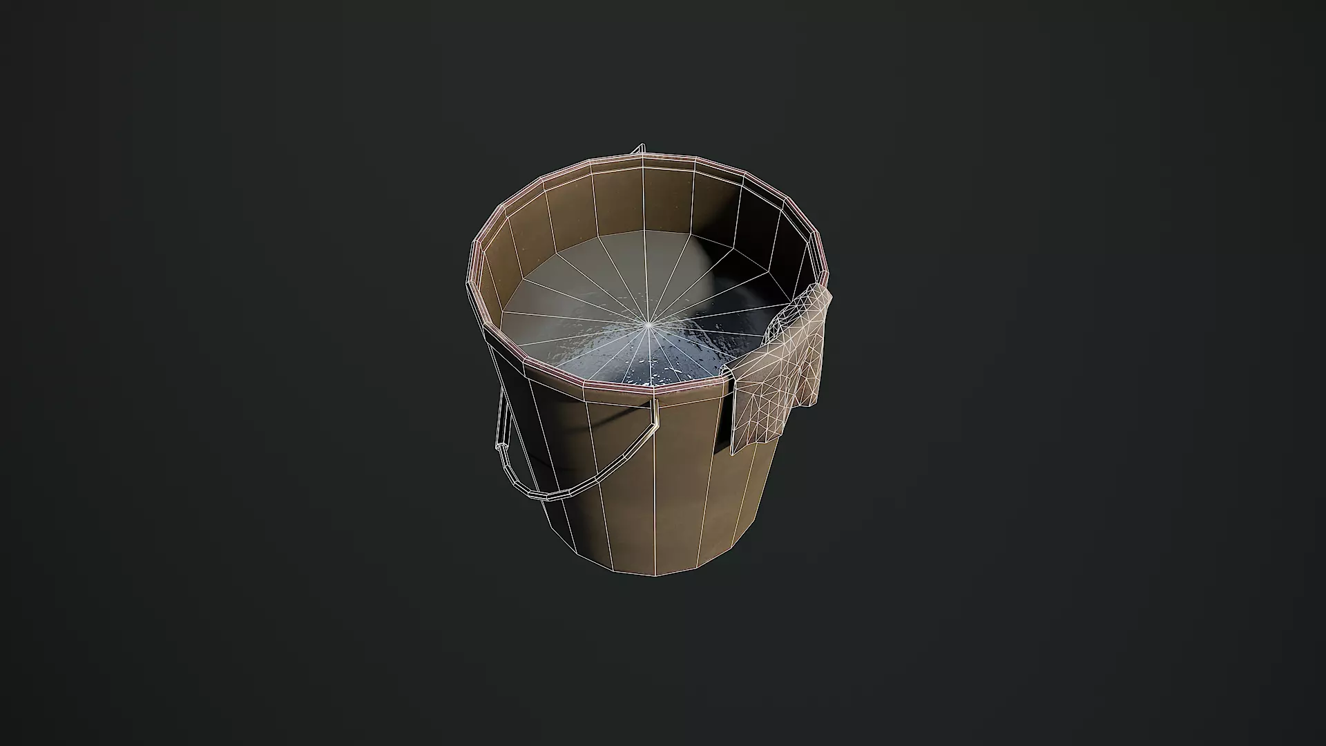 Low-Poly Horror Living Room Pack Low-poly 3D model_7