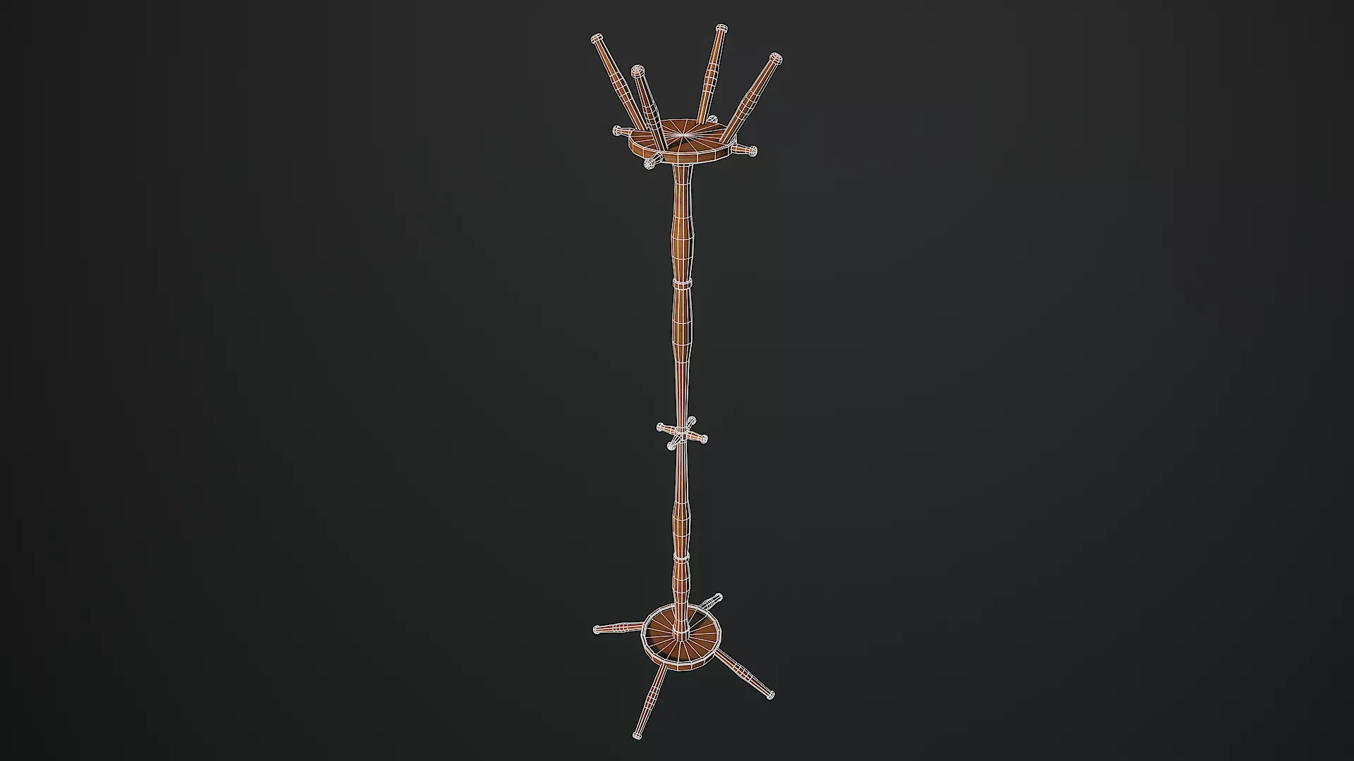 Low-Poly Horror Living Room Pack Low-poly 3D model_18