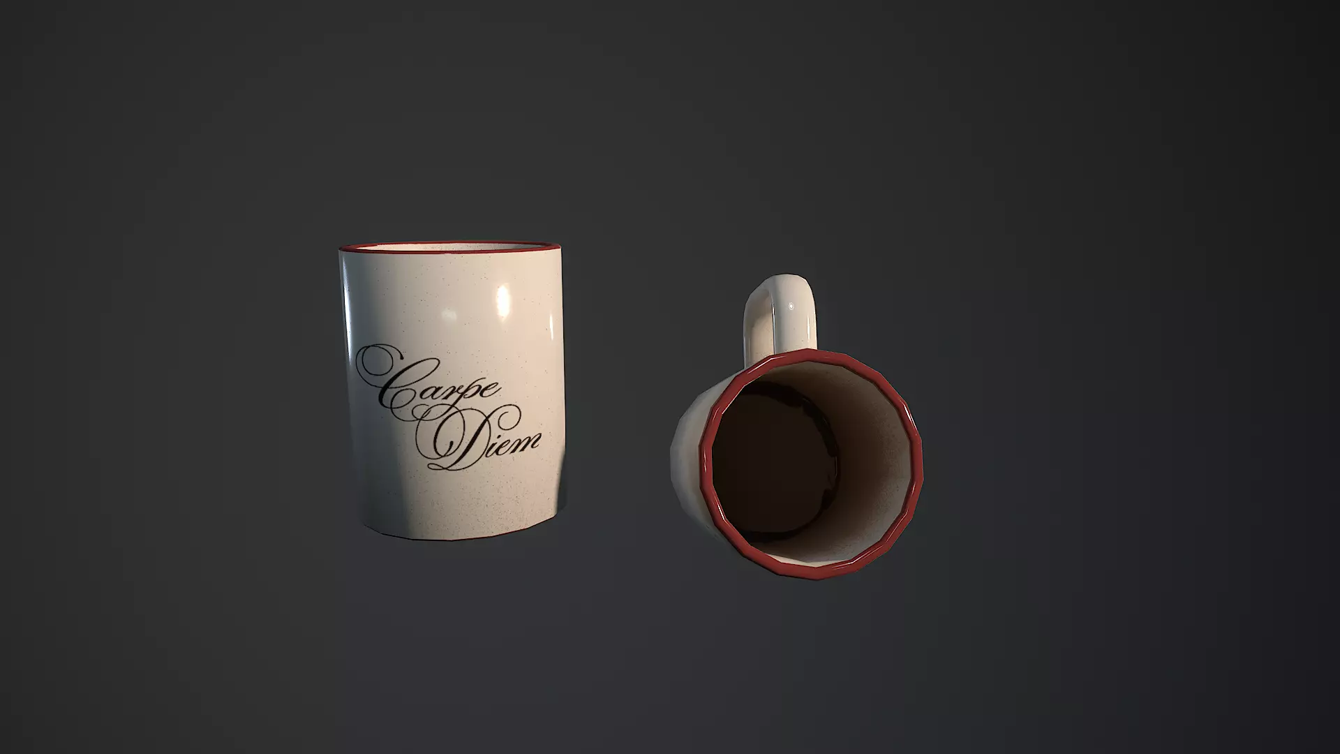 Low-Poly Horror Living Room Pack Low-poly 3D model_21