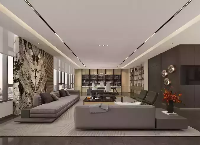 boss office 3D model