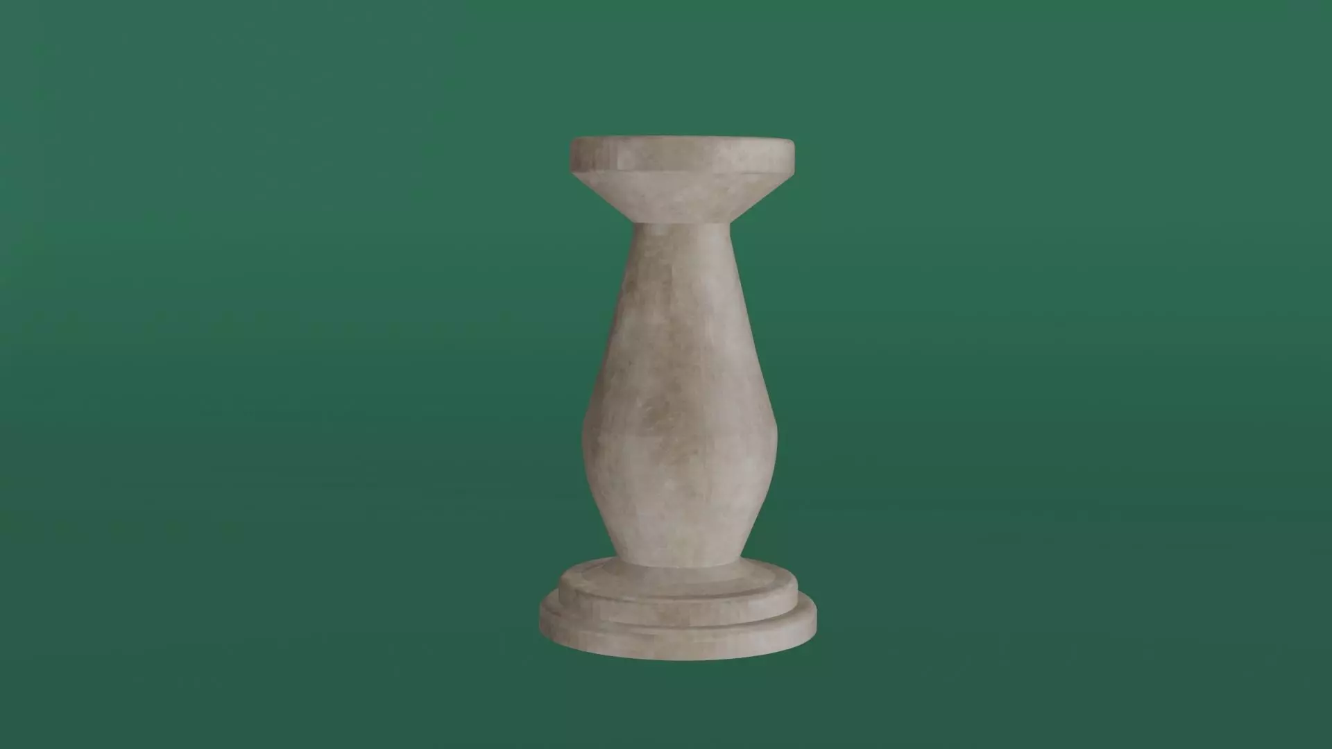 3D Pedestal Model Free low-poly 3D model