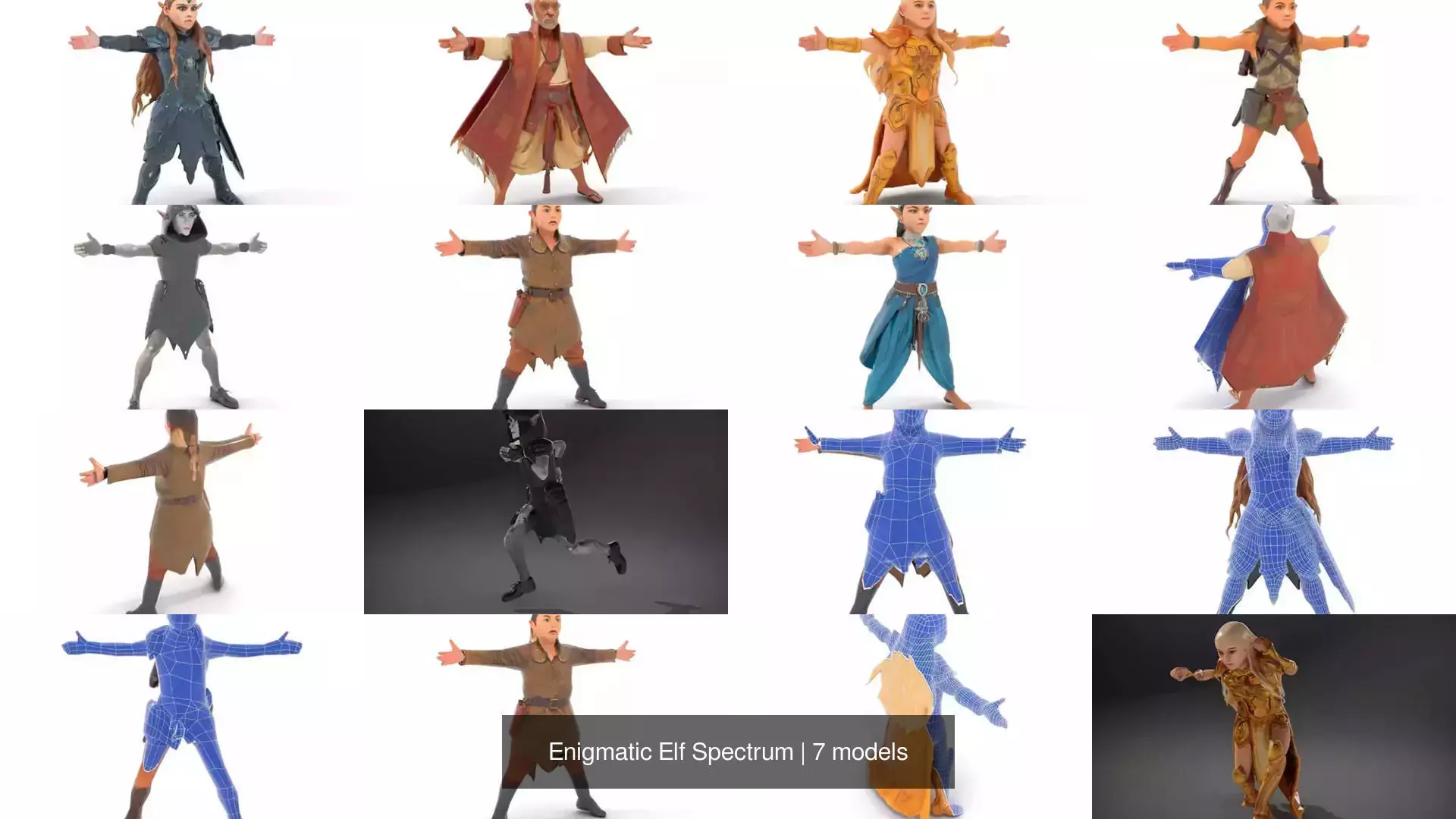 Enigmatic Elf Spectrum 3D Model Collection_0