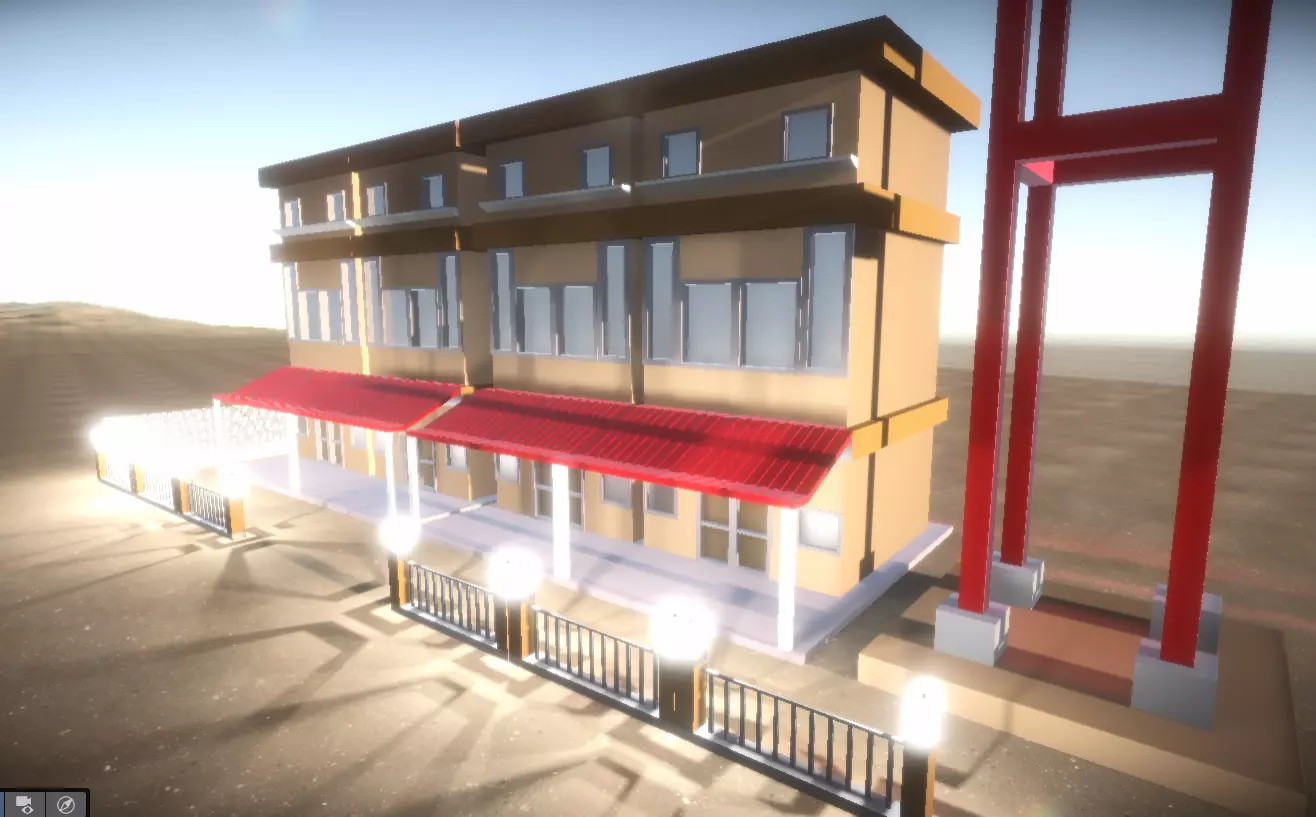  Modular Pack Low Poly Low-poly 3D model_9