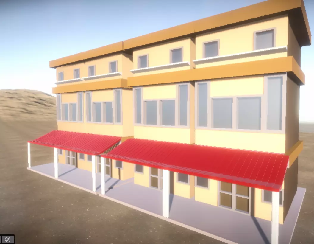  Modular Pack Low Poly Low-poly 3D model_8