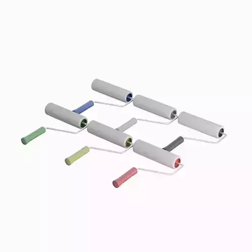 Paint Roller Pack 3D Model Collection Paint Roller Pack 3D Model Collection