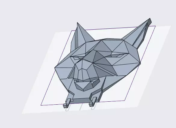 Wolf Head Key Holder 3D Printable Wall Hook 3D print model_4