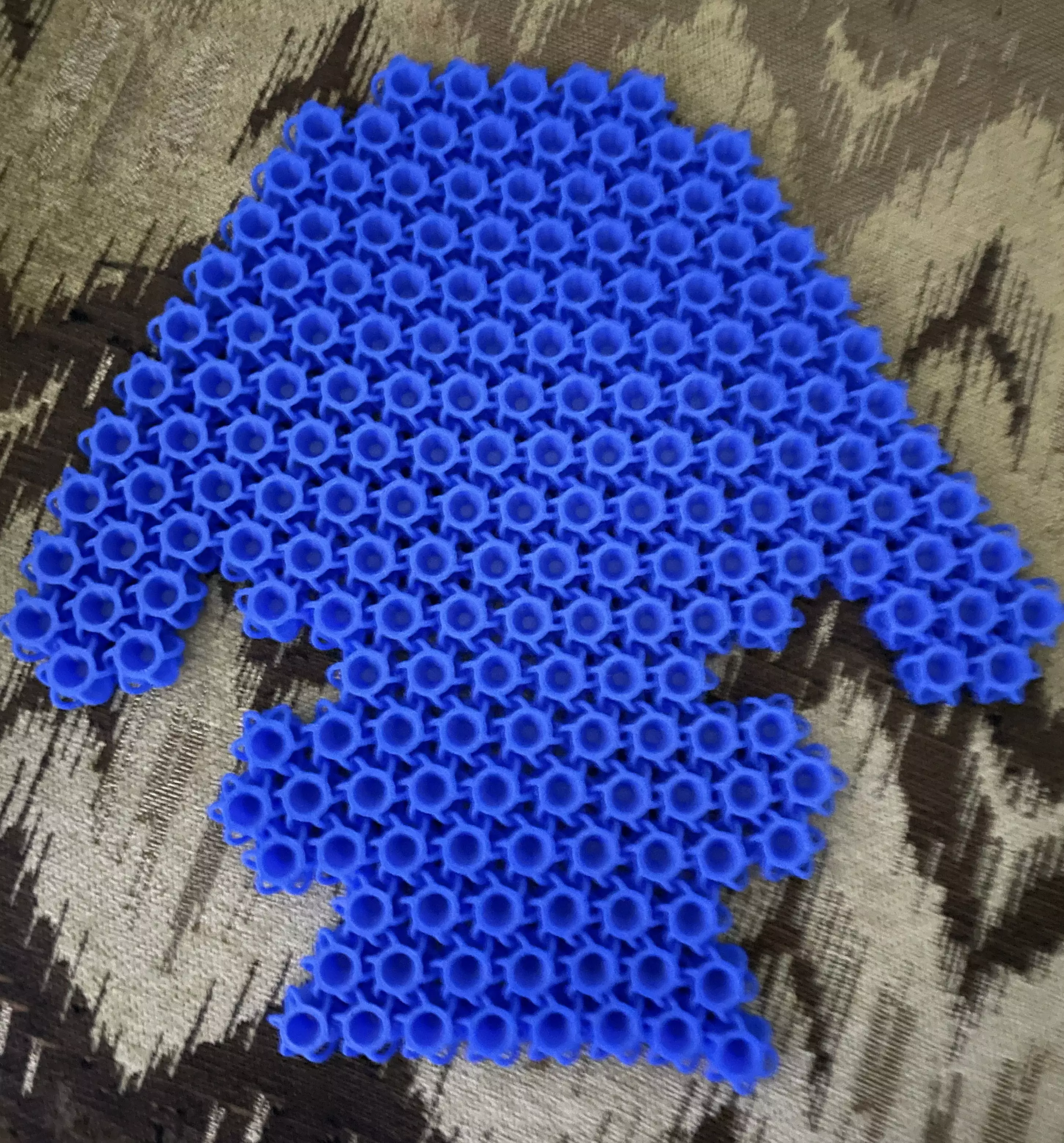 8 Bit Stitch NASA Fabric  Flex Fold and Fidget 3D print model_4