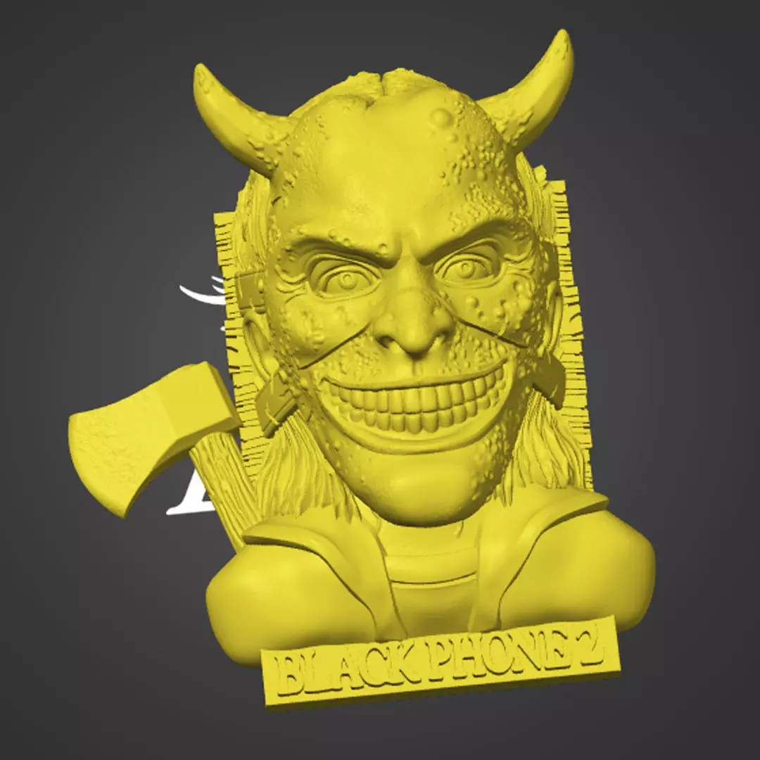 Black Phone 2 The Grabber v1 3D print model_2