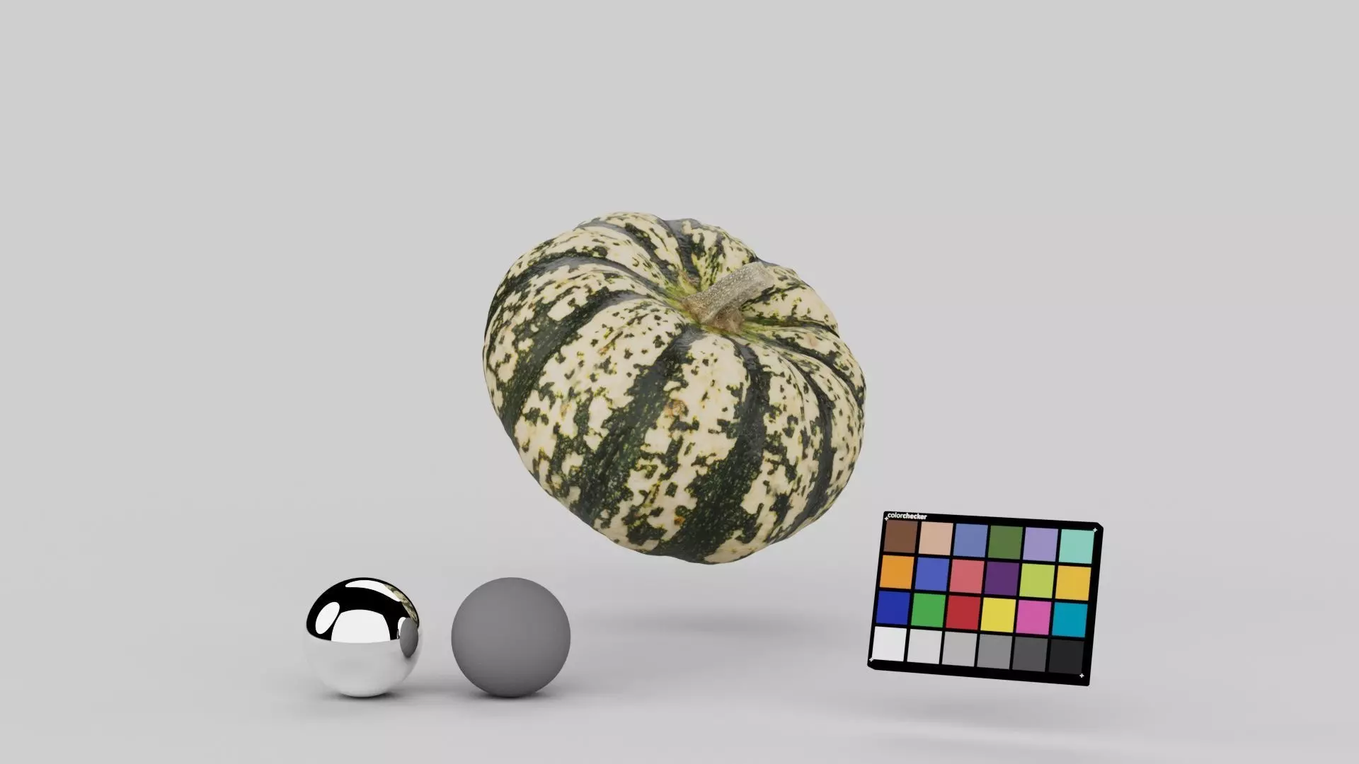 Decorative Pumpkin Gourd 01 3D model