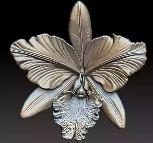 Ultra-Detailed 3D Orchid Flower Mode