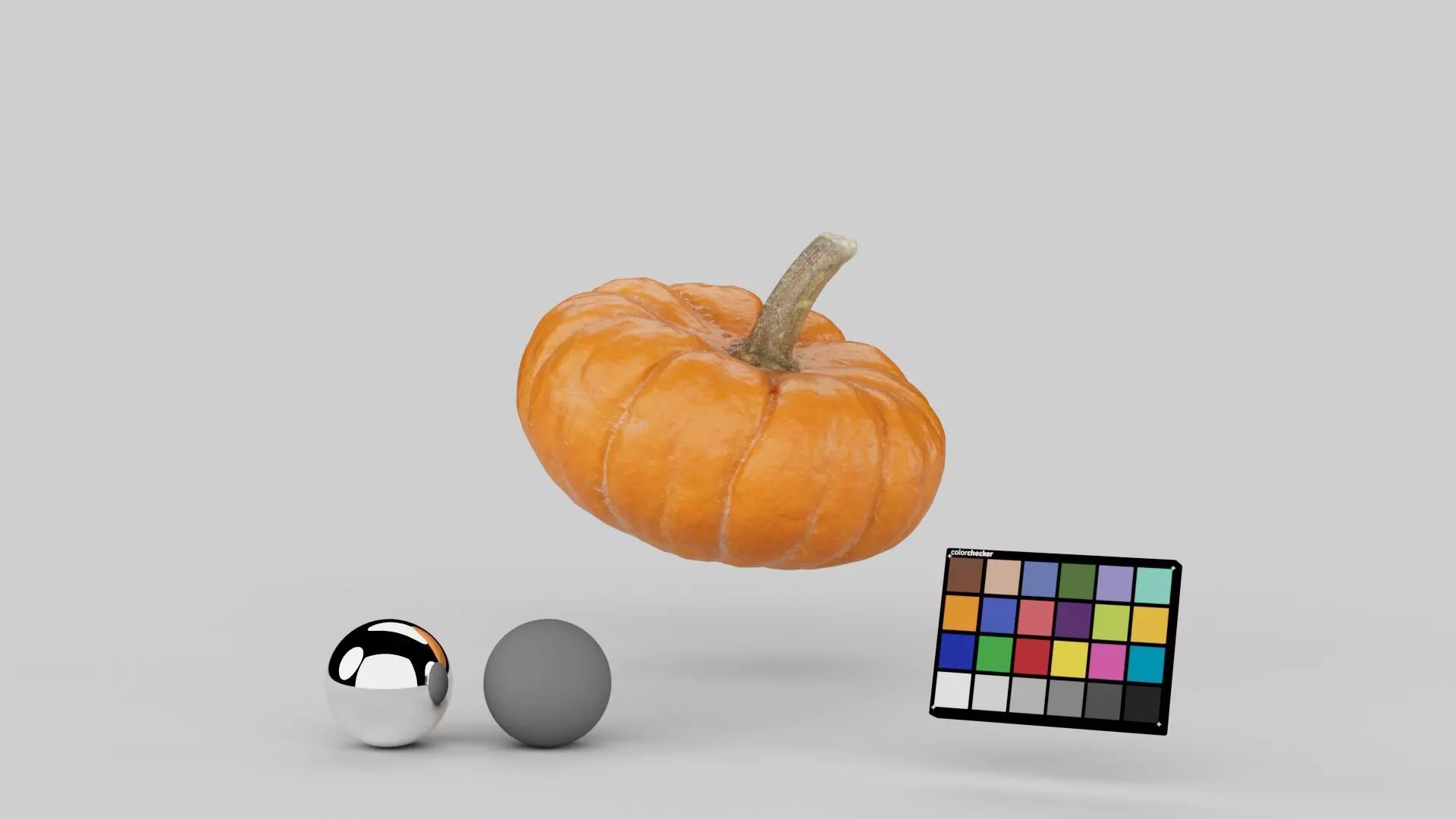 Decorative Pumpkin Gourd 02 3D model