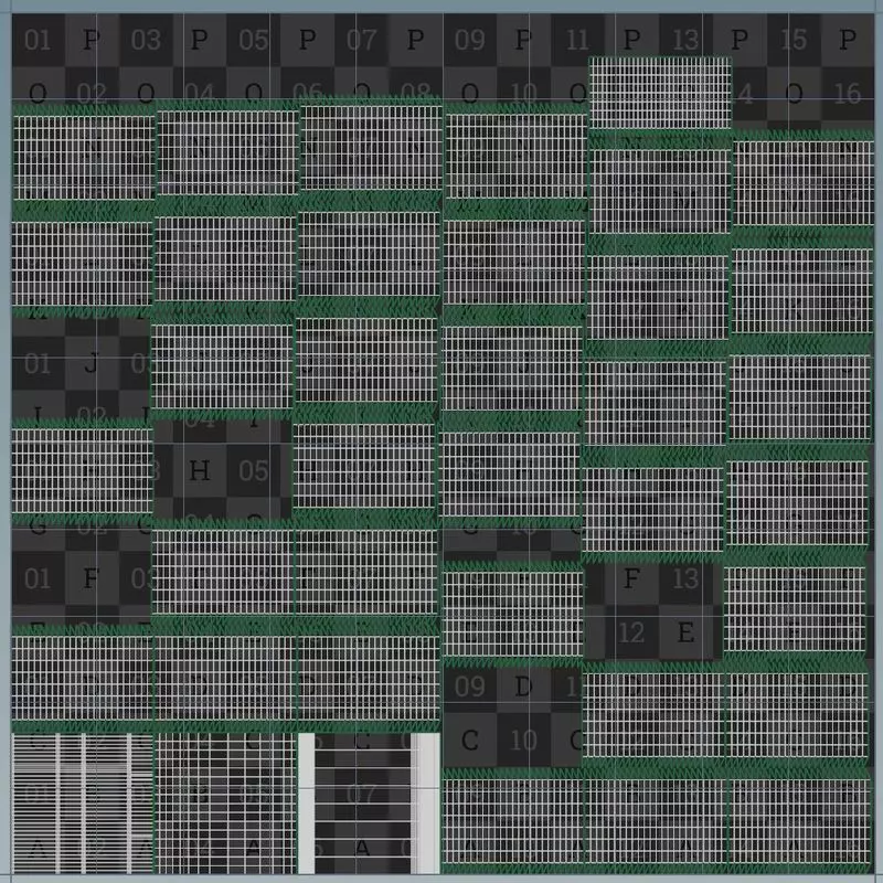 Opal Earrings Low-poly 3D model_6