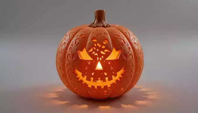 Pumpkin Candle Lantern 3D Print Model Halloween Pumpkin 3D model Pumpkin Candle Lantern 3D Print Model Halloween Pumpkin 3D model