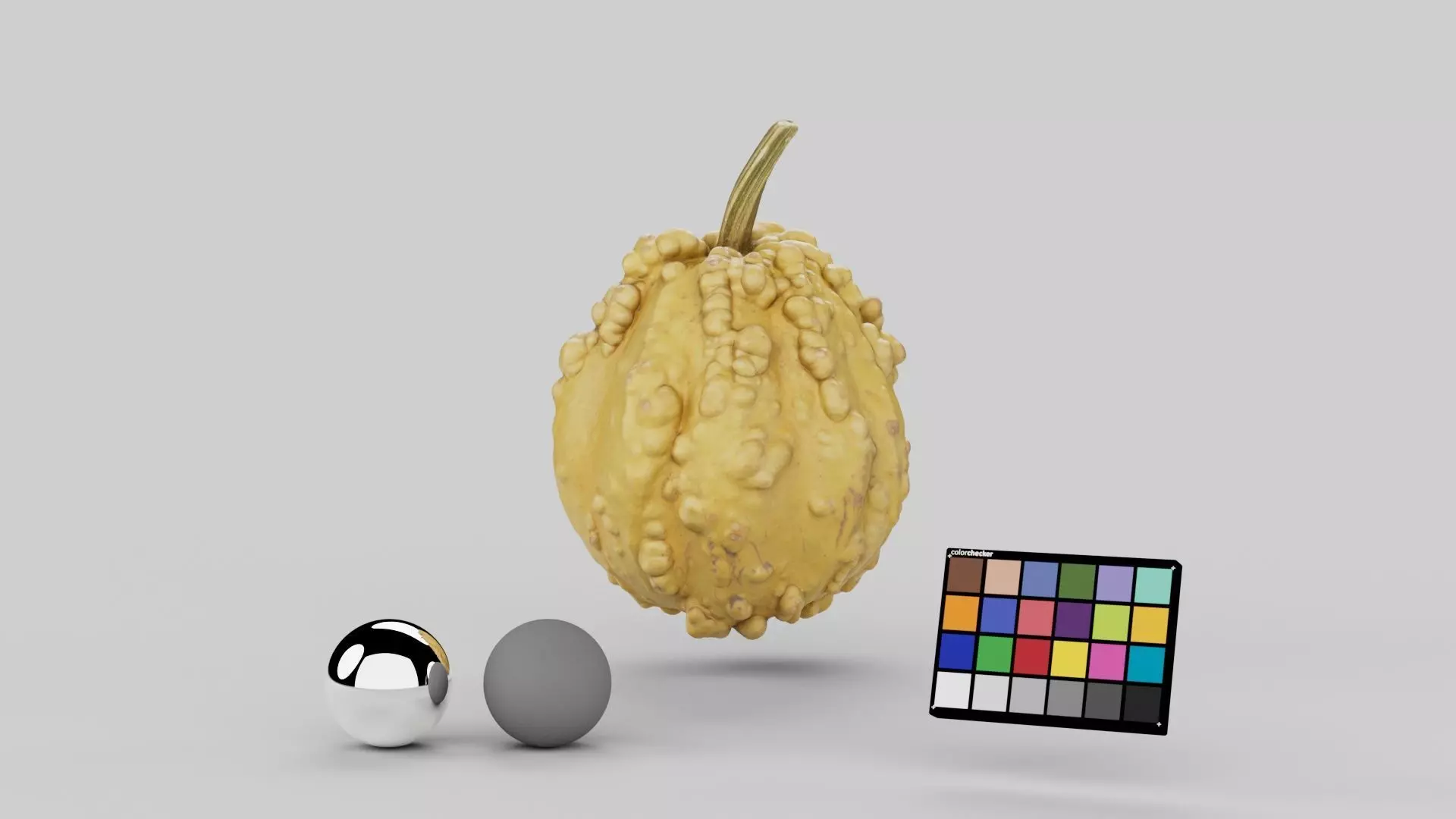 Decorative Pumpkin Gourd 03 3D model