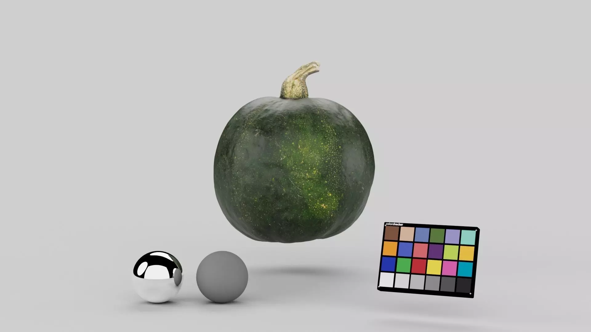 Decorative Pumpkin Gourd 04 3D model