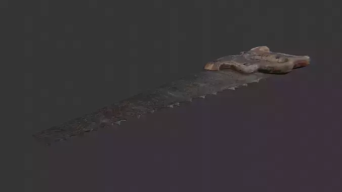 Hanging Saw Prop for Horror Scenes