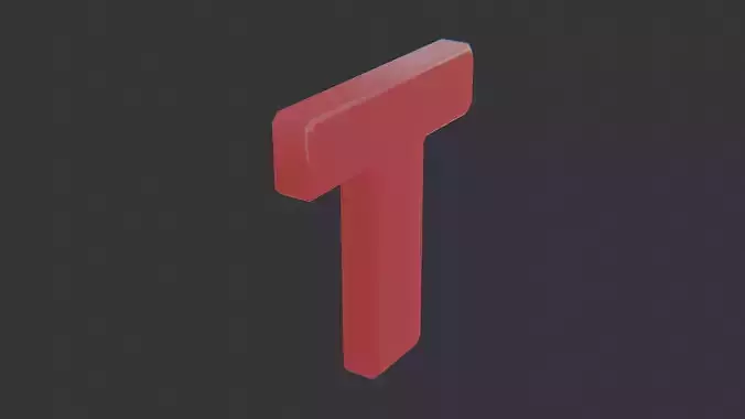 Theater Marquee Letter T