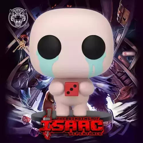 The Binding of Isaac - Funko Pop 3D print model The Binding of Isaac - Funko Pop 3D print model