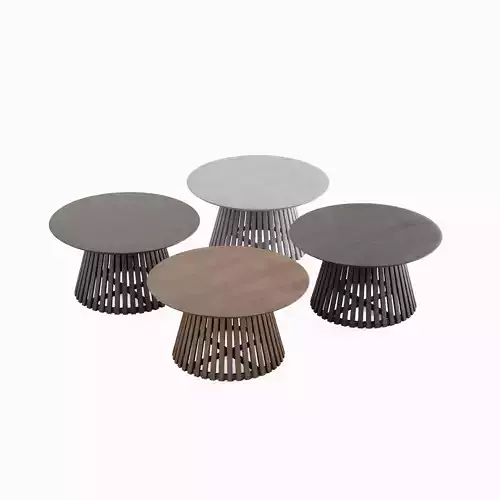 Luna Coffee Table Pack 3D Model Collection