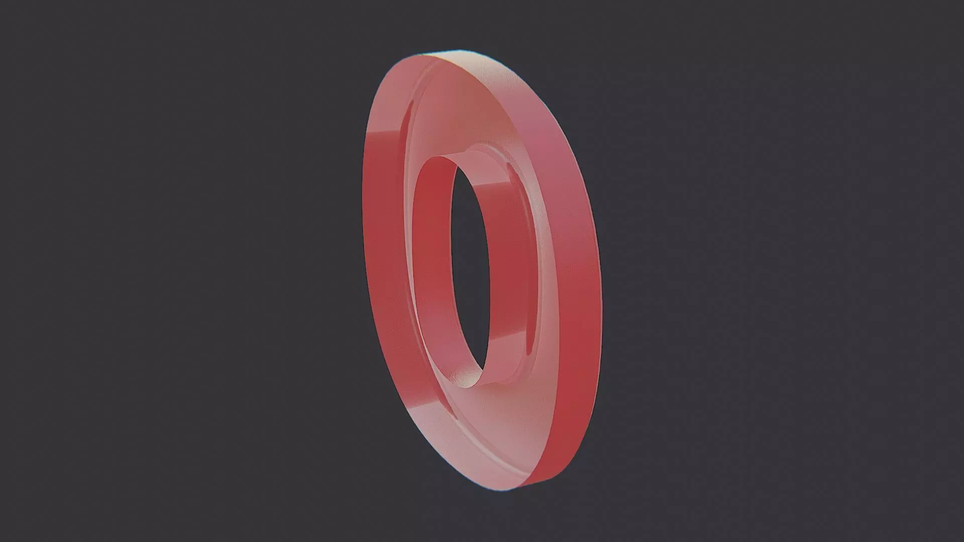 Theater Marquee Letter O Low-poly 3D model_1