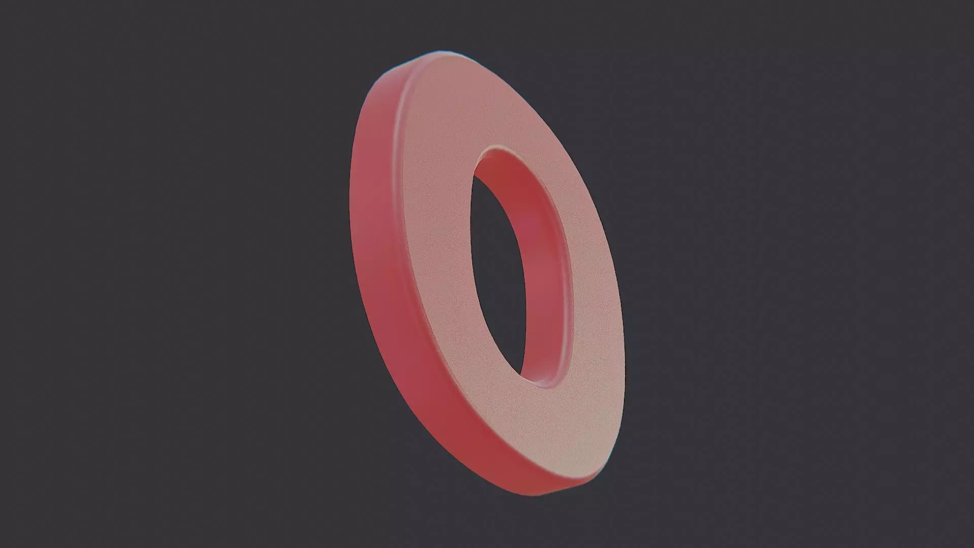 Theater Marquee Letter O Low-poly 3D model_5