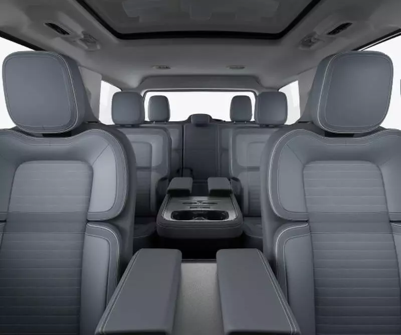  Lincoln Navigator Black Label with HQ interior 2017 3D model_11