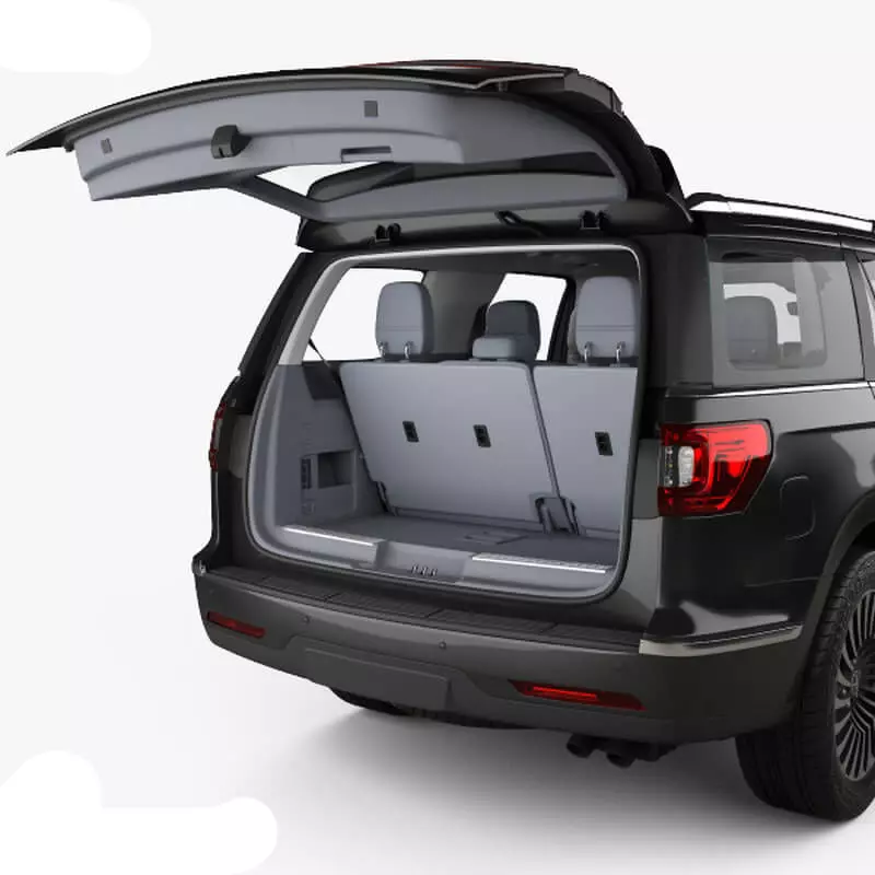  Lincoln Navigator Black Label with HQ interior 2017 3D model_16