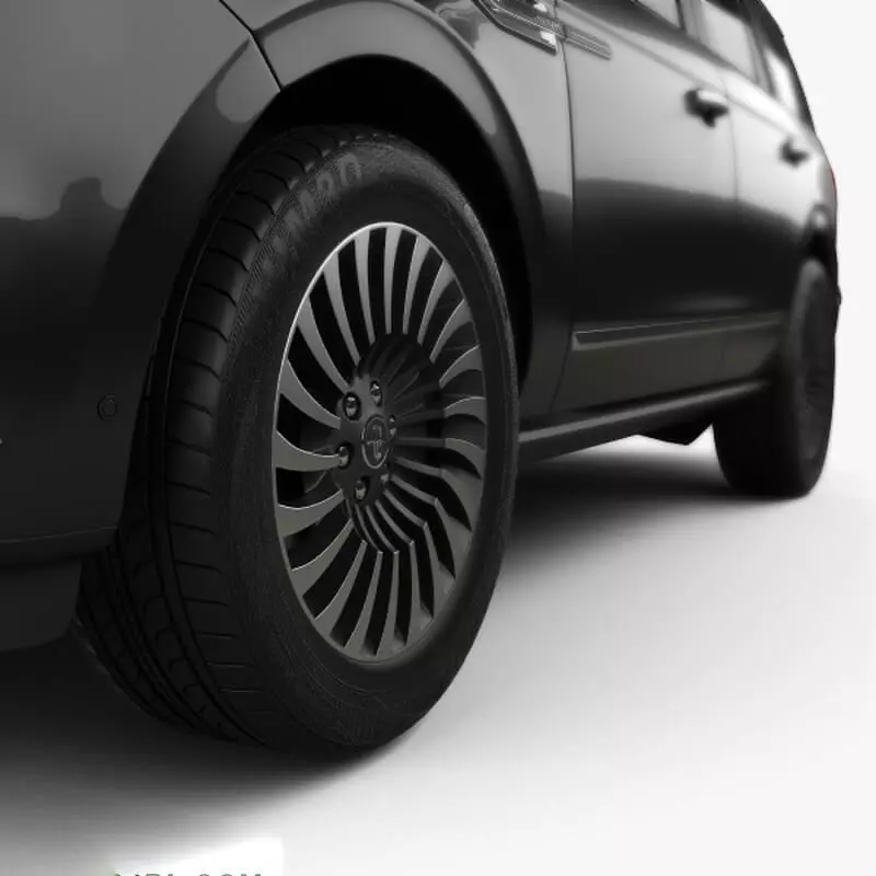  Lincoln Navigator Black Label with HQ interior 2017 3D model_19