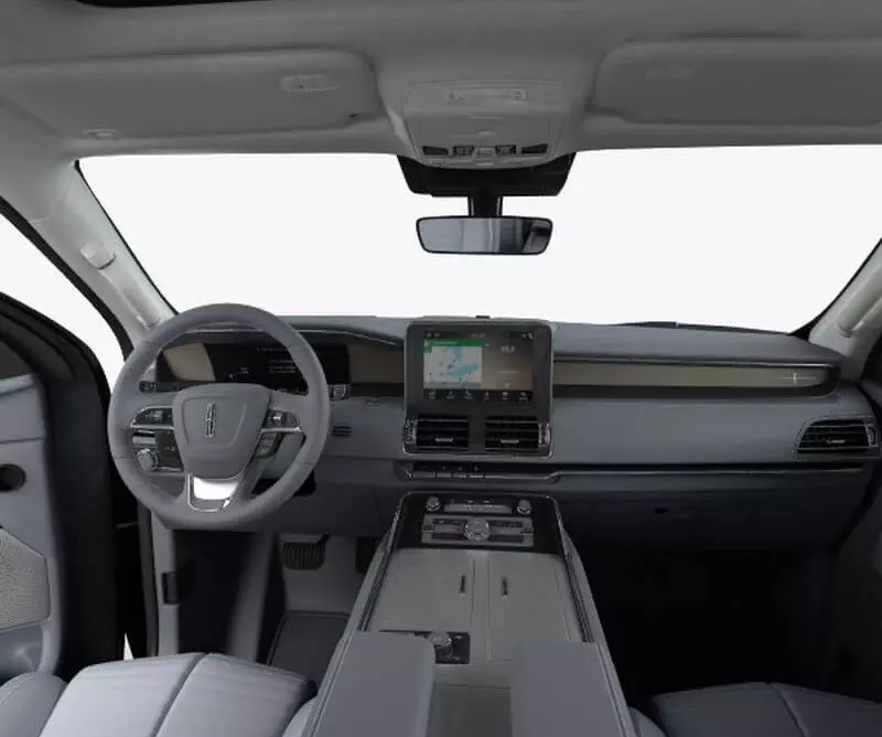  Lincoln Navigator Black Label with HQ interior 2017 3D model_8