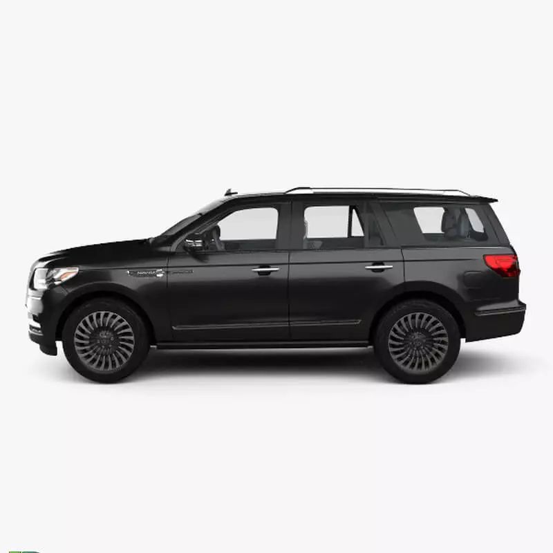  Lincoln Navigator Black Label with HQ interior 2017 3D model_12
