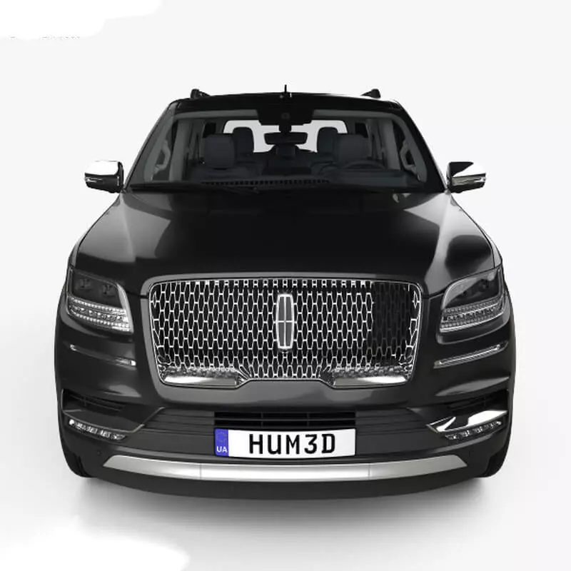  Lincoln Navigator Black Label with HQ interior 2017 3D model_22