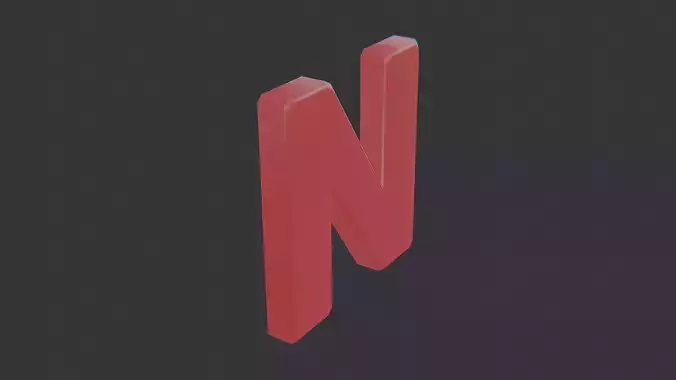 Theater marquee letter N sign