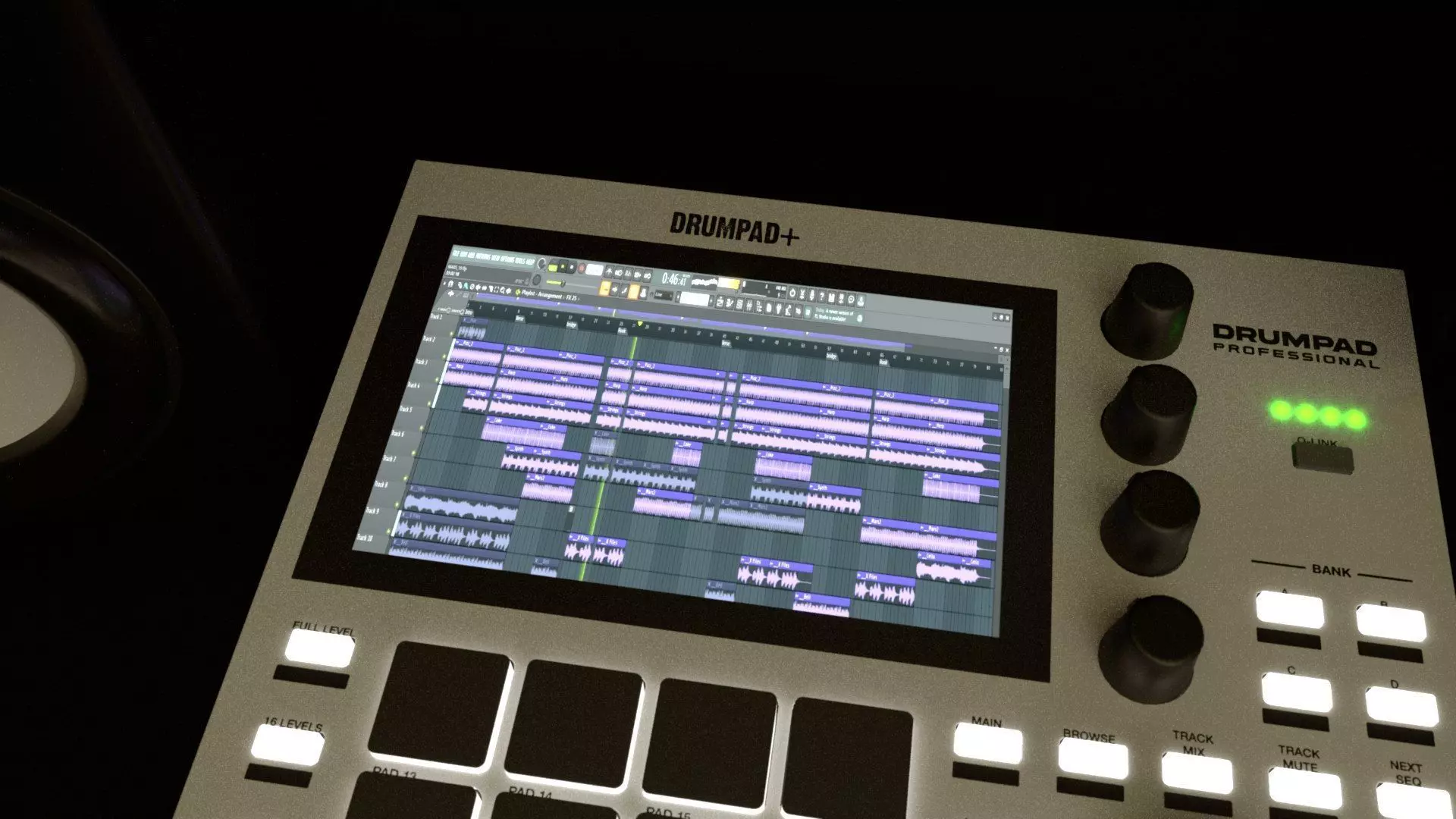 Drum Pad Beat Machine 3D model_5