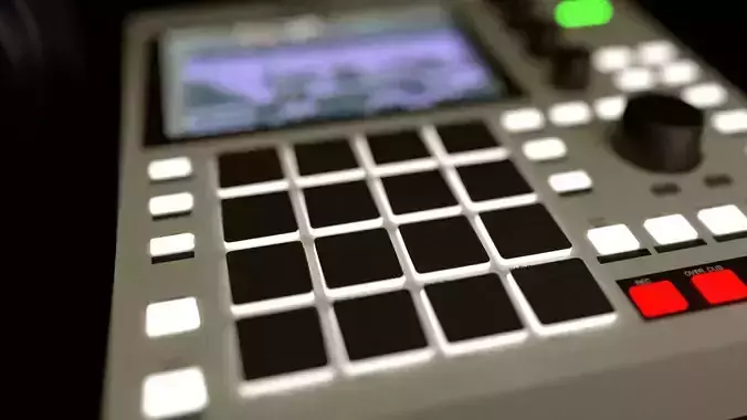 Drum Pad Beat Machine 3D model Drum Pad Beat Machine 3D model