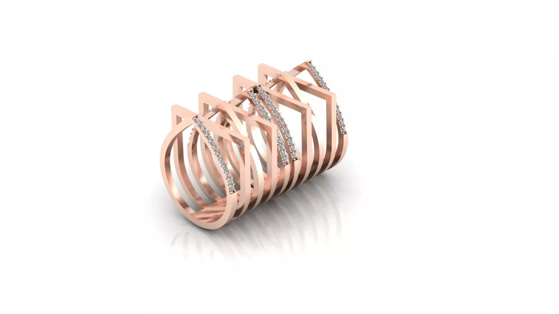 free jewelry ring Free 3D print model