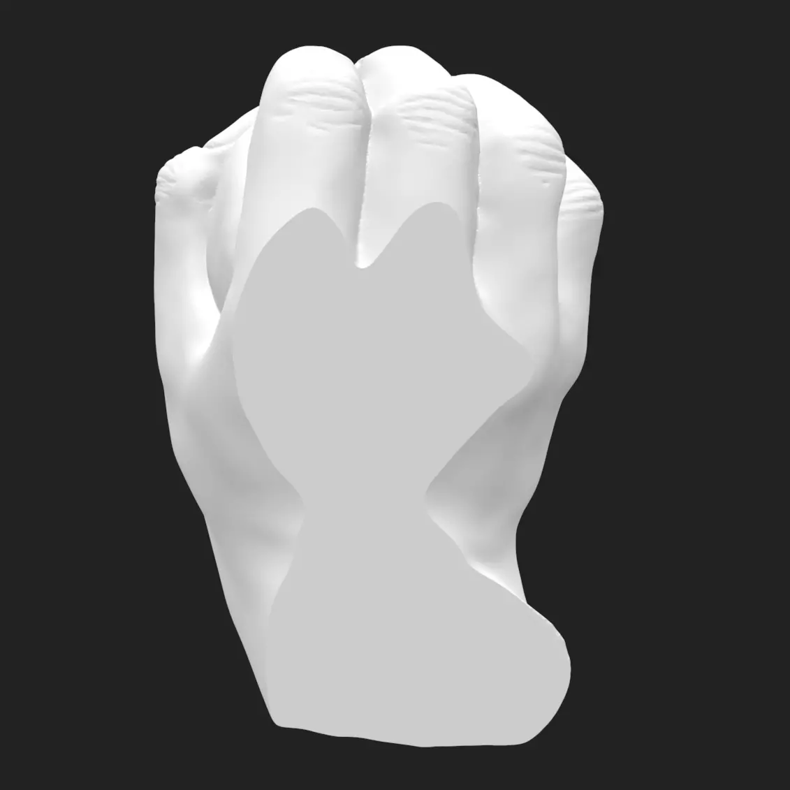 3D Printable Hand Planter Cup STL Set Home Decor Gift 3D print model_6