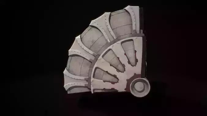 building 10 Low-poly 3D model 3