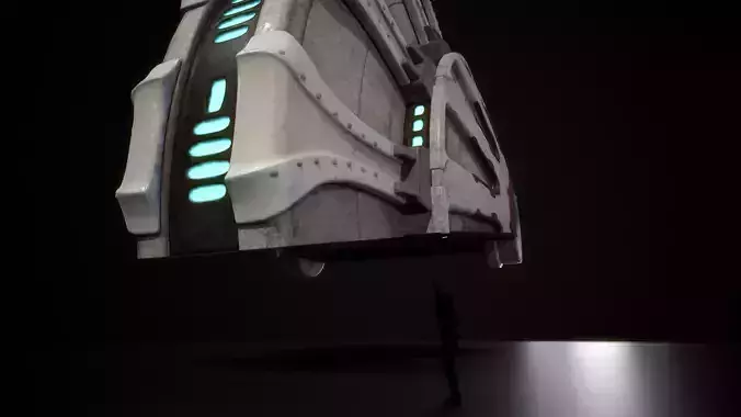 building 10 Low-poly 3D model 6