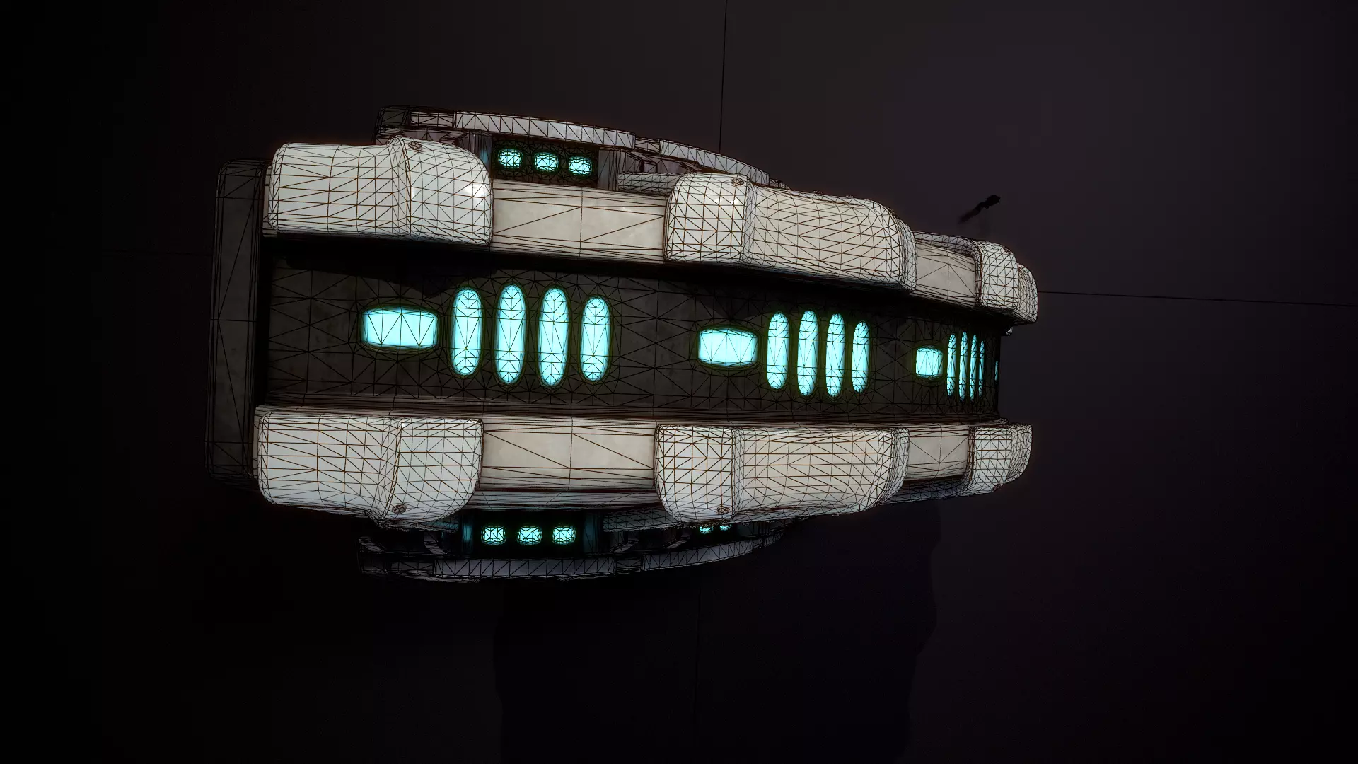 building 10 Low-poly 3D model_9