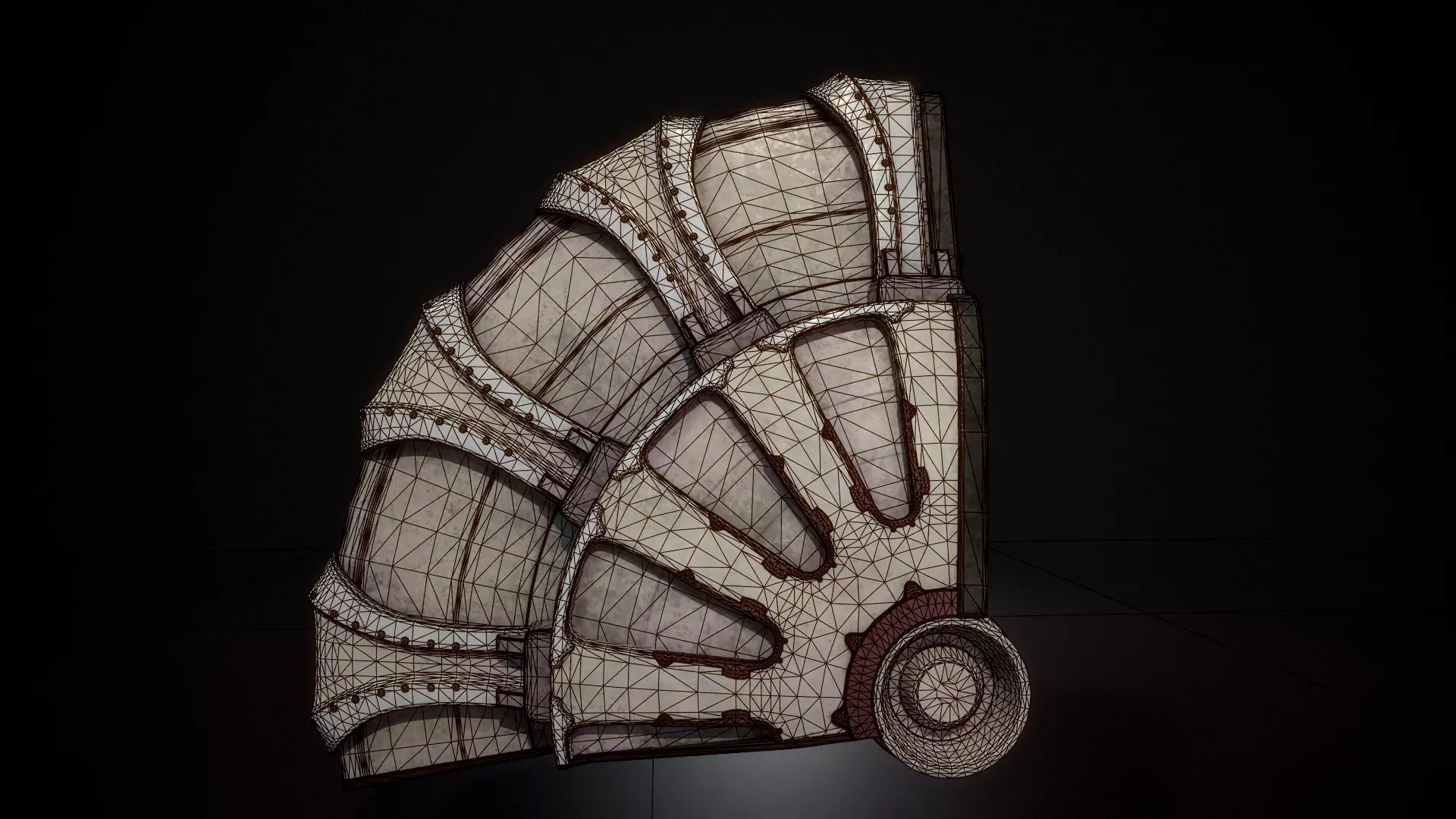 building 10 Low-poly 3D model_8