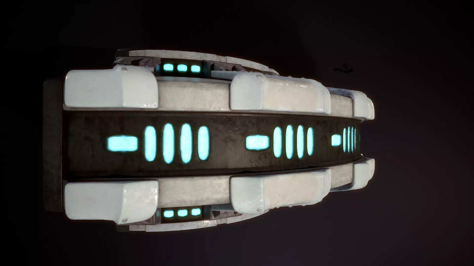 building 10 Low-poly 3D model_4