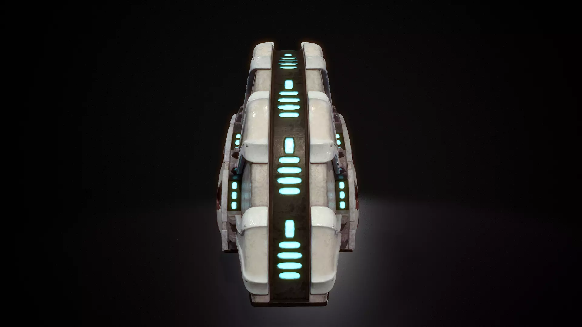 building 10 Low-poly 3D model_1