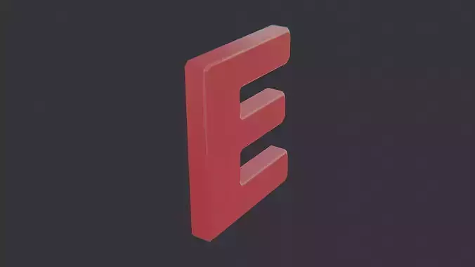 Theater marquee letter E