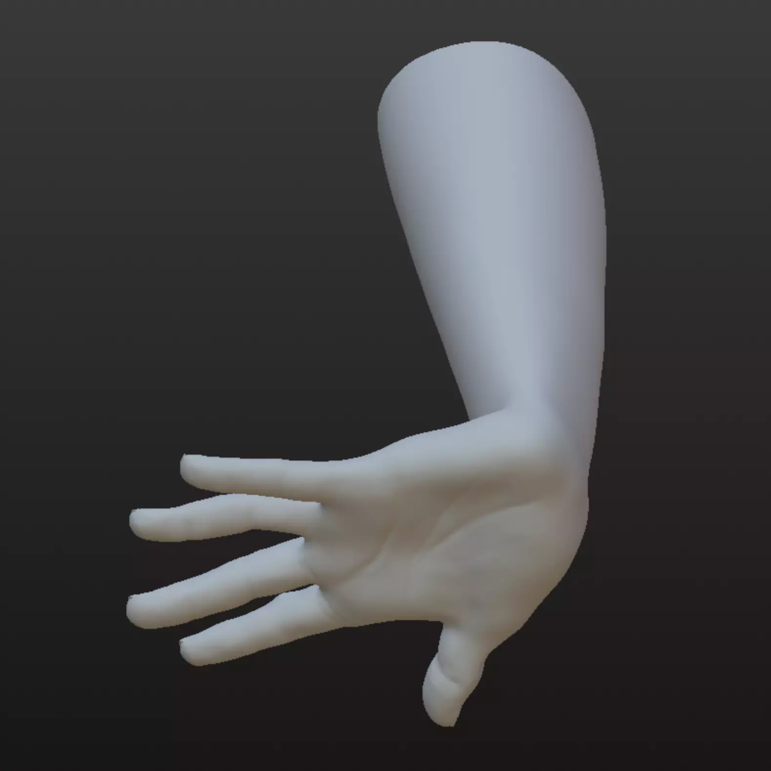 3D Printable Hand Arm Vase Cup STL Model Decor Gift 3D print model_5